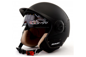 Шлем SMK DERBY MATT BLACK, цвет черный матовый, размер S