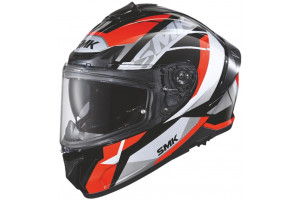Шлем SMK TYPHOON STYLE, цвет черный/красный/серый (XL)