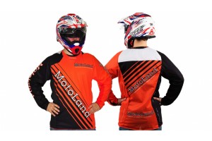 Джерси/футболка для мотокросса MotoLand Racing Team / ORANGE (L)