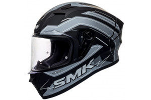 Шлем SMK STELLAR BOLT, цвет черный/серый, матовый (S)