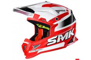 Шлем SMK ALLTERRA X-THROTTLE цвет красный/белый (S)