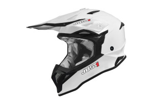 Шлем кроссовый JUST1 J39 Solid белый глянцевый ХL