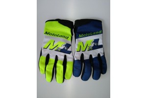 Перчатки для мотокросса MotoLand Racing Team/ GREEN (M)